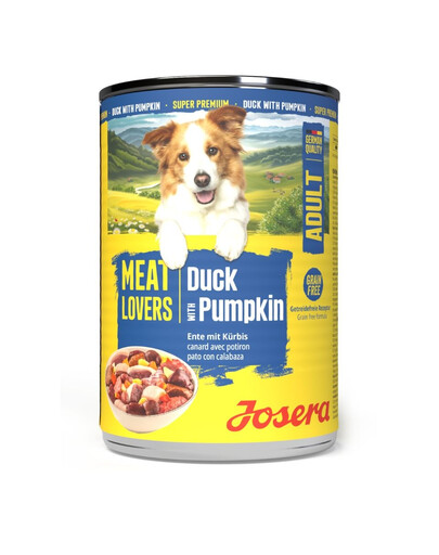 JOSERA Meat Lovers Menu Duck and Pumpkin 400 g kachna a dýně konzerva pro psy