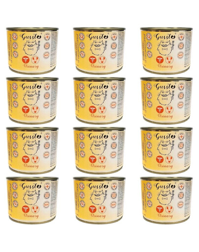 GUSSTO Cat Urinary 12x200 g krmivo pro kočky s urolitiázou