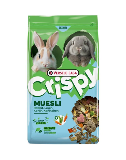 VERSELE-LAGA Crispy Muesli Rabbit 2,5 kg krmivo pro zakrslé králíky