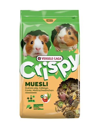 VERSELE-LAGA Crispy Muesli Guinea Pig 2,5 kg krmivo pro morčata