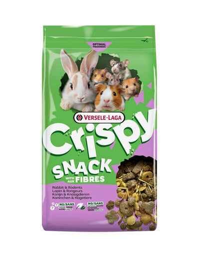 VERSELE-LAGA Crispy Snack with Fibres 12,5 kg pamlsky bohaté na vlákninu pro králíky a hlodavce