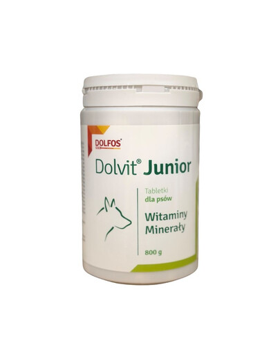 DOLFOS Dolvit Junior 800 g vitamíny a minerály pro štěňata a mladé psy