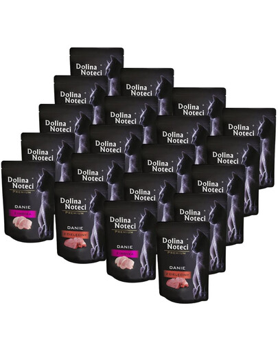 DOLINA NOTECI Premium Danie Mix chutí 20x85 g krmivo pro kočky
