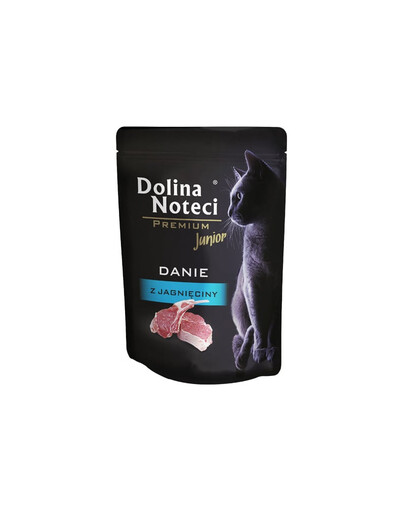 DOLINA NOTECI Premium Junior jehněčí jídlo 85 g mokré krmivo pro koťata