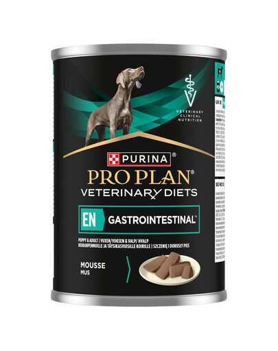 PURINA PRO PLAN Veterinary Diets EN Gastrointestinal 400 g paštika pro štěňata a dospělé psy s citlivým zažíváním