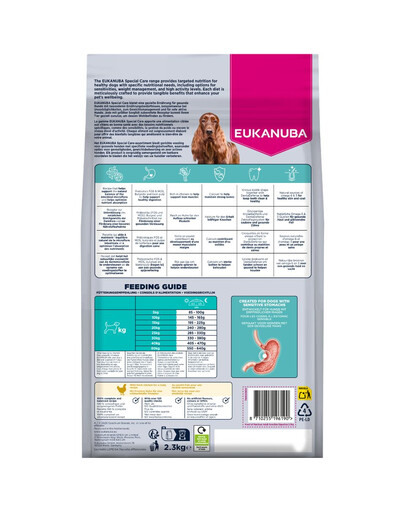 EUKANUBA Special Care Adult Dogs with Sensitive Digestion 2,3 kg karma dla dorosłych psów z wrażliwym układem pokarmowym