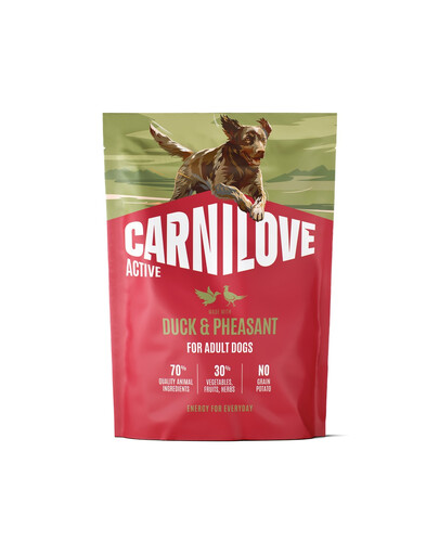 CARNILOVE Active Dog Duck and Pheasant Adult 1,5 kg kachna a bažant, pro dospělé psy