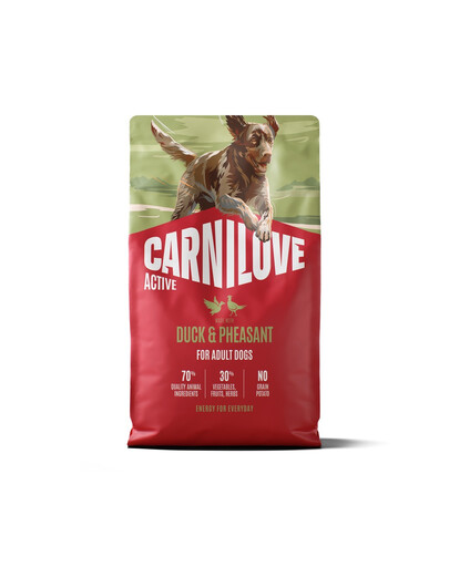 CARNILOVE Active Dog Duck and Pheasant Adult 4 kg kachna a bažant, pro dospělé psy