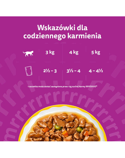 WHISKAS Aromatic Adult Idealny Drób w sosie, 12 x 85 g mokra karma dla dorosłych kota