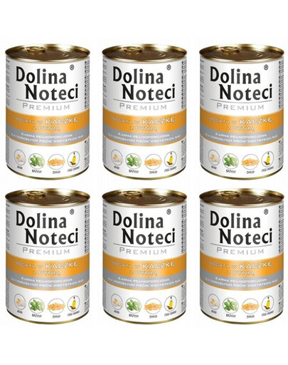 DOLINA NOTECI Premium Kachna s dýní a bohatou omáčkou 6x400 g