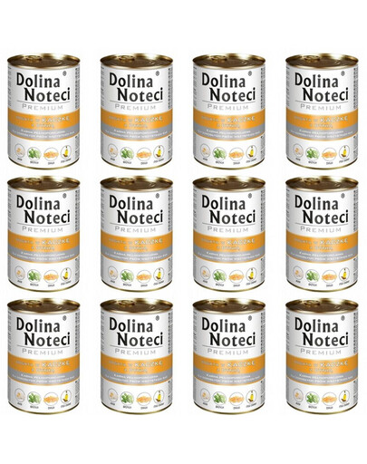 DOLINA NOTECI Premium Kachna s dýní 12x400 g pro dospělé psy