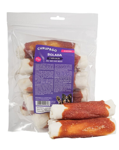 CHRUP&GO Roláda z kachních prsou 500 g pamlsek pro psa