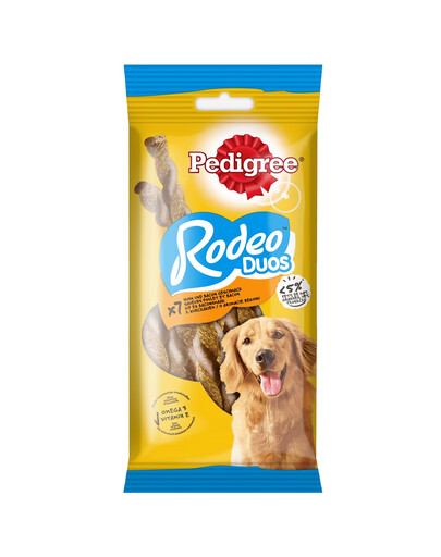 PEDIGREE Rodeo Duos 10 x 123g pamlsky pro dospělé psy s kuřecí a slaninovou příchutí