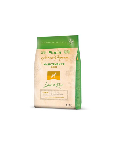 FITMIN Dog Mini lamb&rice 2,5 kg jehněčí s rýží, krmivo pro psy malých plemen