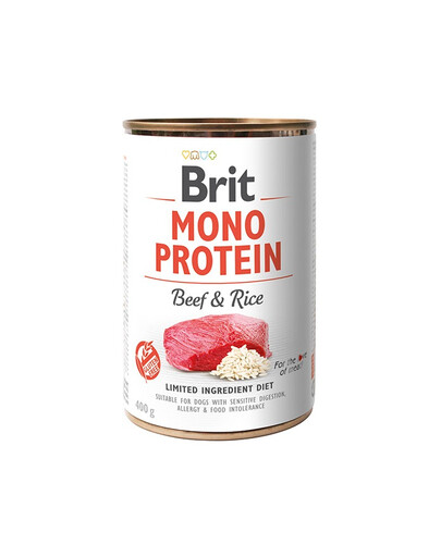 BRIT Mono Protein Beef & Rice 400 g monoproteinové krmivo hovězí s rýží
