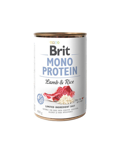 BRIT Mono Protein Lamb & Rice 400 g monoproteinové krmivo jehněčí s rýží