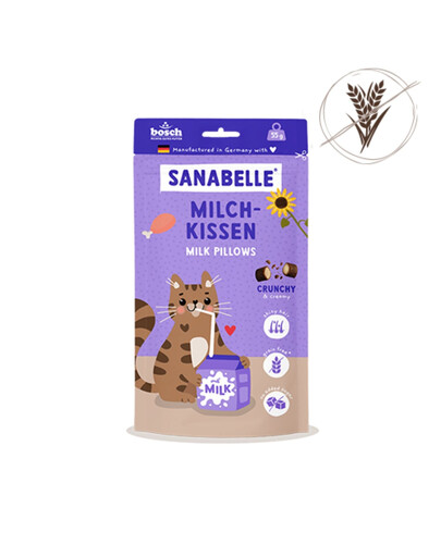 SANABELLE Milk Pillows 55g mléčné polštářky s kuřecím masem, pamlsek pro kočky