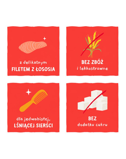 SANABELLE Salmon Pillows 55g s lososem a batáty, křupavá pochoutka pro kočky