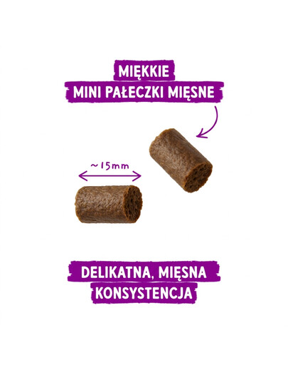 SANABELLE Mini masové tyčinky kachna a bezinky 55g kachna a bezinky bezobilný pamlsek pro kočky