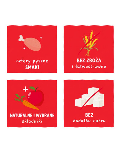 SANABELLE Masové tyčinky - směs 40 g, mix 4 příchutí, pamlsek pro kočky