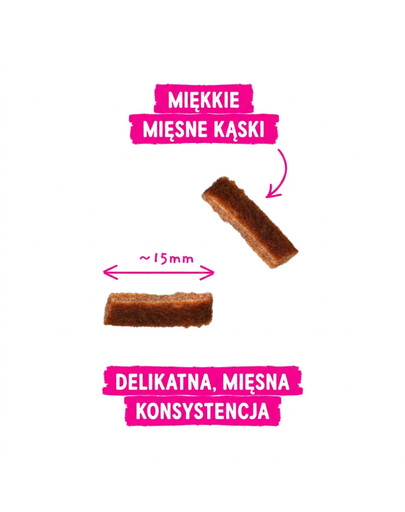 SANABELLE Masové Kousky Kuřecí 55g čerstvý filet z kuřete, bezobilný pamlsek pro kočky