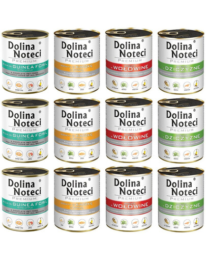 DOLINA NOTECI Premium Mix 4 příchutí 12x 800 g