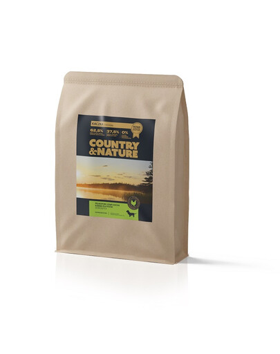 COUNTRY&NATURE Duck with Turkey Recipe 2kg hypoalergenní krmivo pro psy Kachna s krůtou