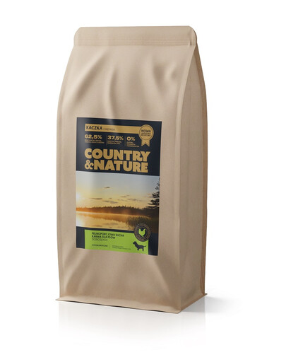 COUNTRY&NATURE Duck with Turkey Recipe 9 kg hypoalergenní krmivo pro psy Kachna s krůtou