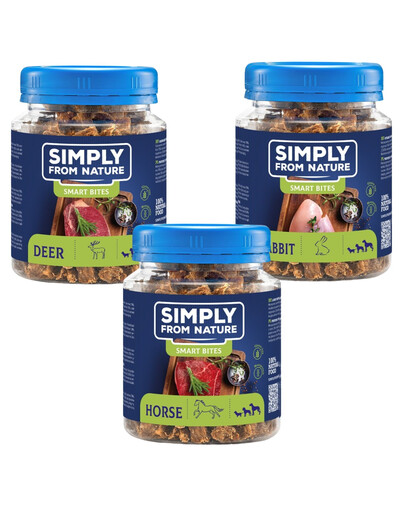 SIMPLY FROM NATURE Smart Bites Směs příchutí 3x 130 g