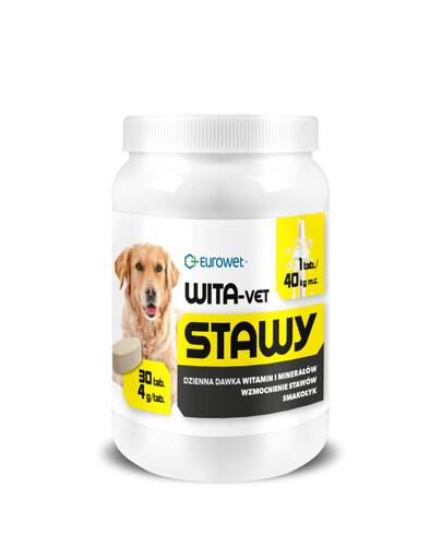 EUROWET Wita-Vet Klouby 4G 30 tab. vitamíny a minerály na klouby pro psy