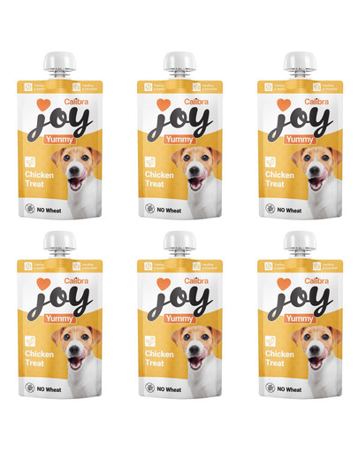 CALIBRA Joy Dog Yummy Chicken Treat 6x100 g kuřecí masová paštika pro psy