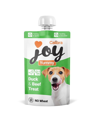 CALIBRA Joy Dog Yummy Duck and Beef Treat 100 g kachna a hovězí, masová pasta pro psy