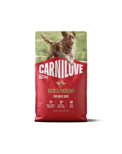 CARNILOVE Active Dog Duck and Pheasant Adult 4 kg kaczka i bażant, dla dorosłych psów