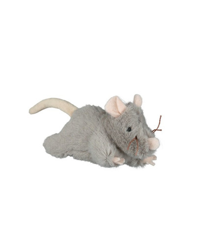 TRIXIE myš plyšová se zvukem 15 cm