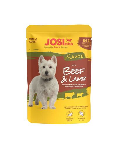 JOSERA JosiDog Mini Adult Hovězí a jehněčí v omáčce 100 g krmivo pro psy