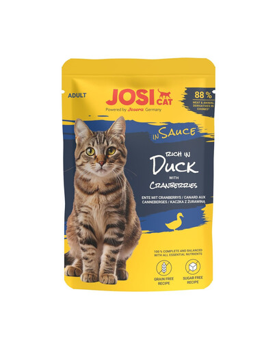 JOSERA JosiCat Bohaté na kachnu v omáčce 85 g krmivo pro kočky