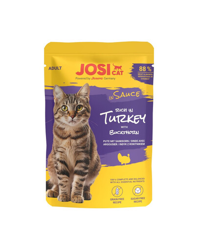 JOSERA JosiCat Bohaté na krůtí v omáčce 85 g krmivo pro kočky