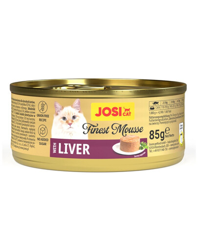 JOSERA JosiCat Finest Mousse with Liver 85 g pěna s játry pro kočky