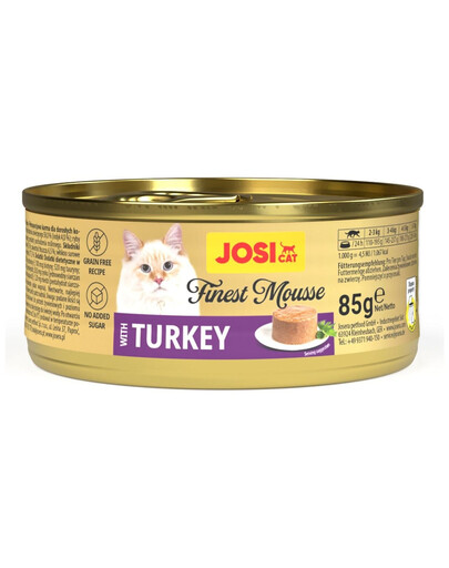 JOSERA JosiCat Finest Mousse with Turkey 85 g pěna s krůtou pro kočky
