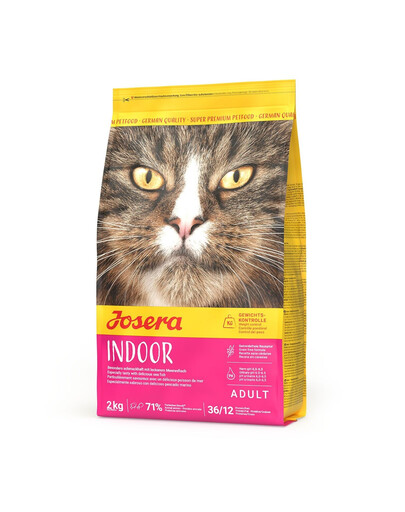 JOSERA Indoor Cat 2 kg bezobilné krmivo pro domácí kočky