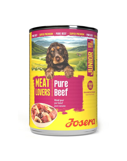 JOSERA Meat Lovers Junior Pure Beef 400 g hovězí krmivo pro štěňata