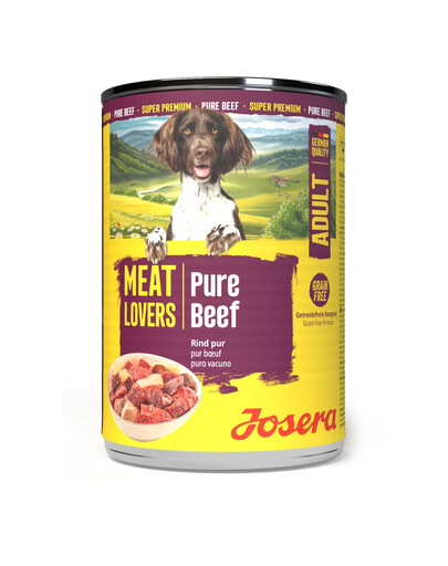 JOSERA Meat Lovers Pure Adult Beef 400 g hovězí, krmivo pro psy