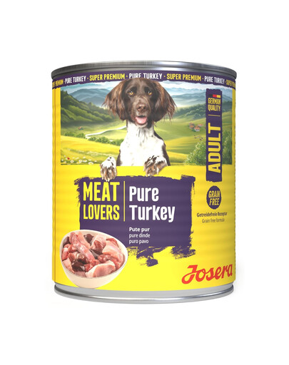 JOSERA Meat Lovers Pure Turkey 800 g krůta, krmivo pro psy