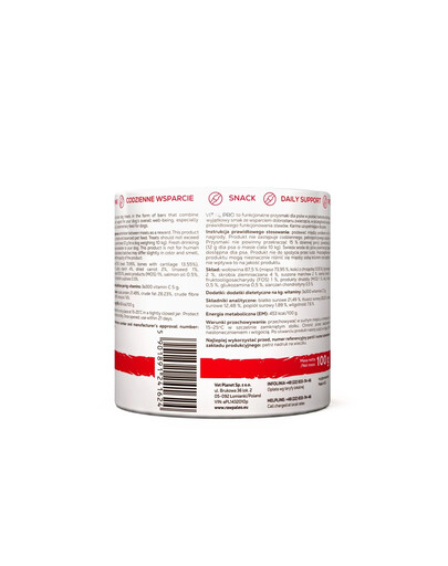 RAW PALEO Vital Pro Arthro Beef Medium Large 100g funkcjonalny przysmak na stawy dla psów ras średnich i dużych