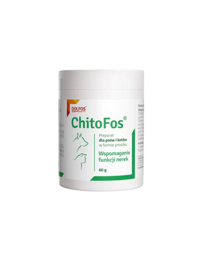 DOLFOS ChitoFos 60 g podpora funkce ledvin u psů a koček