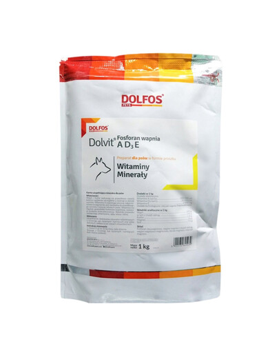 DOLFOS Dolvit Fosforečnan vápenatý AD3E 1kg