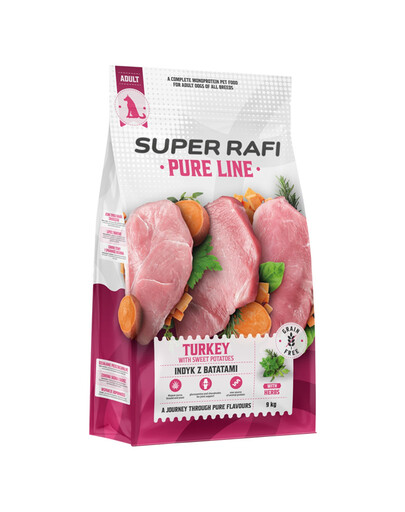 SUPER RAFI Pure Line Krůta granule pro psy
