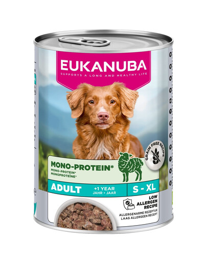 EUKANUBA Special Care Adult MonoProtein Lamb 400g jehněčí, monoproteinové mokré krmivo pro psy