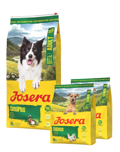 JOSERA SensiPlus 12,5kg pro psy s citlivým trávicím systémem + 2x900g krmiva ZDARMA