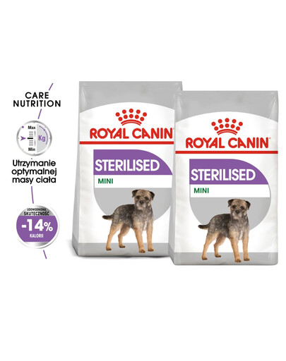 ROYAL CANIN CCN Mini Sterilised – suché krmivo pro dospělé psy malých plemen, kastrované, 8 kg